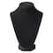 12 Pack: 9" Black Velvet 3D Necklace Stand by Bead Landing™